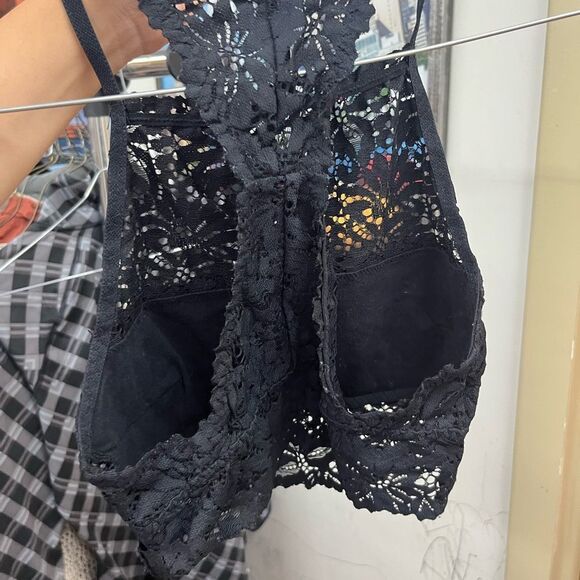 Aerie Black Lace high neck bralette - Picture 3 of 3
